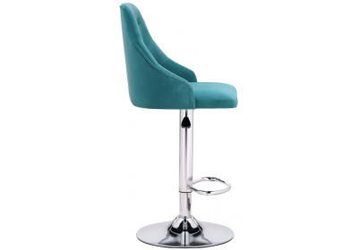 Барный стул Laguna blue velour фото Барный стул Laguna blue velour. Фото №3