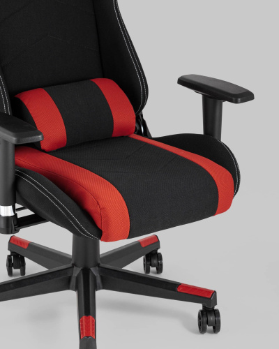 Кресло игровое TopChairs Maybach черно-красное. Фото №9