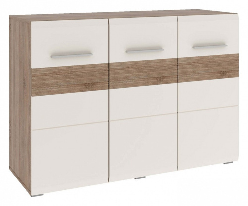 Филадельфия СТЛ.263.08 Комод Дуб сонома трюфель/Латте. Фото №1