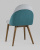 Стул HELGA светло-серый/бирюзовый 2 шт. фото Стул HELGA светло-серый/бирюзовый 2 шт.. Фото №7