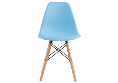Стул деревянный Eames PC-015 blue. Фото