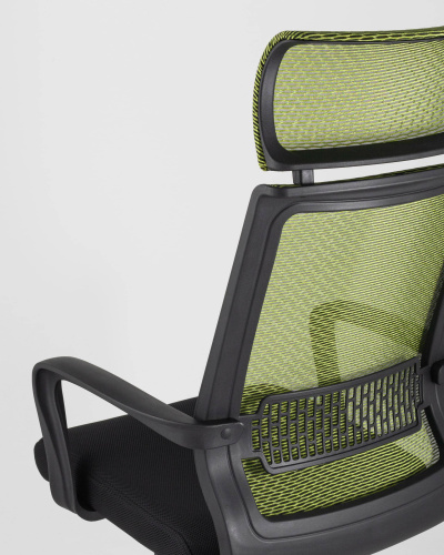 Кресло офисное TopChairs Style зеленое. Фото №9