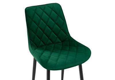 Стул Баодин велюр зеленый / черный. Фото №4