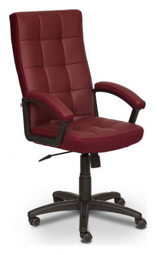 Компьютерное кресло TRENDY кож/зам/ткань, бордо/бордо, 36-7/13. Фото №1